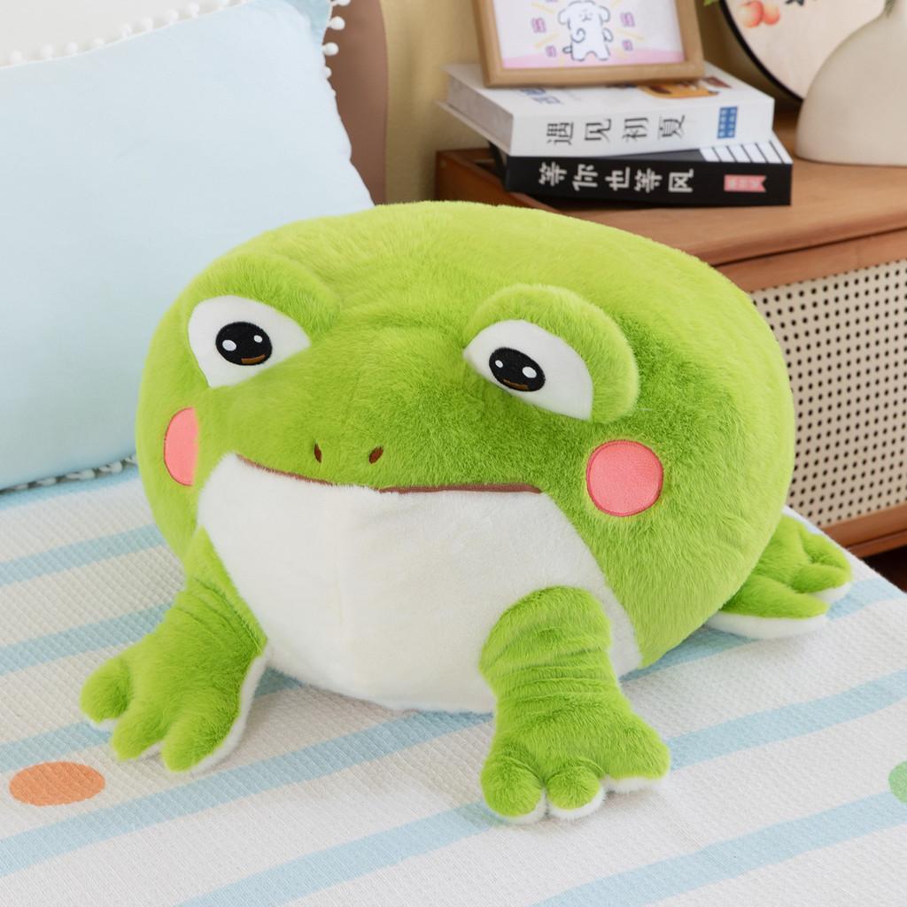 Plüschfrosch Kissen Kinderschlafspielzeug Mit PP-Baumwollfüllung Für Kinder Komfort