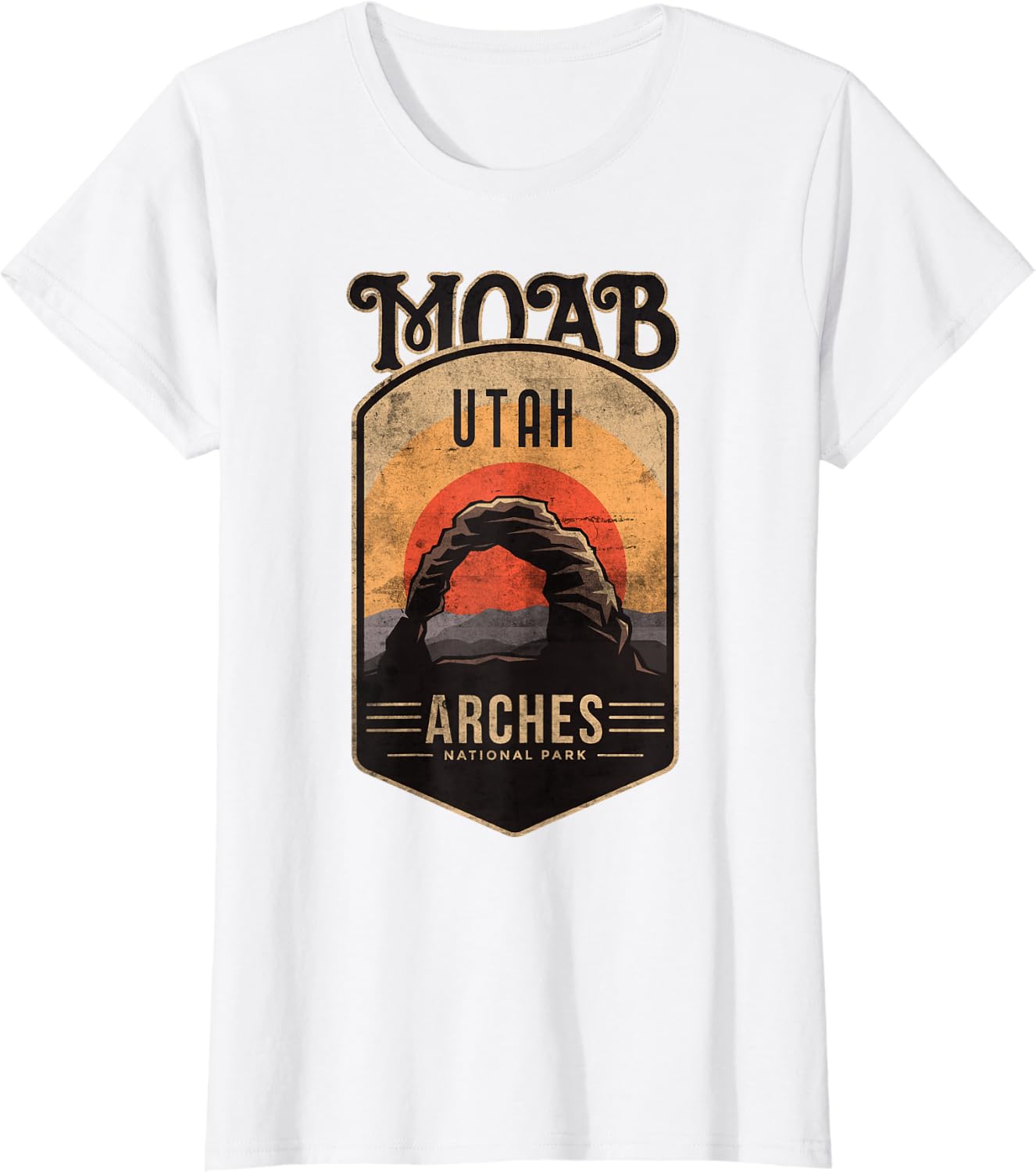 Moab Utah Arches National Park Vintage Gift Men T Shirt S