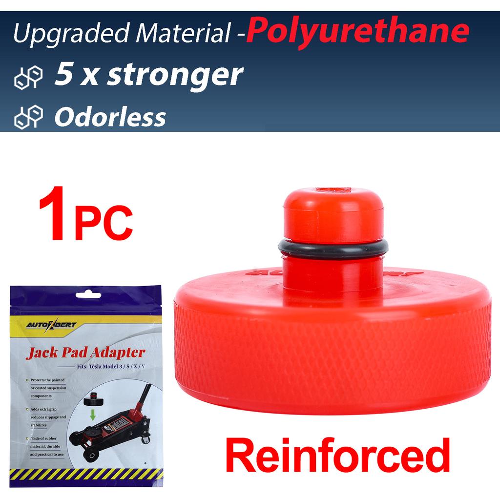 Red Reinforcement Jack Pad For Tesla Model 3 Y S X 2017-2024 Polyurethane Rubber Lifting Jacking Adapter Accessories Tire Repair