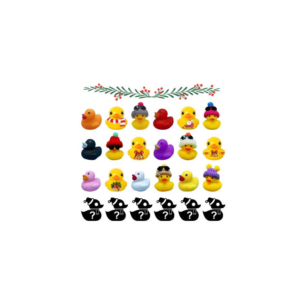 (Red) 2026 Rubber Ducks Advent Calendar | Toy Advent Calendar Gift