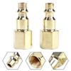 Uickly Connected Quick Connector 2pcs Brass Material