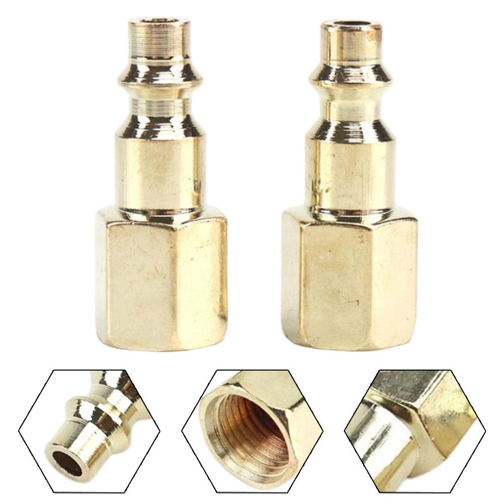 Uickly Connected Quick Connector 2pcs Brass Material