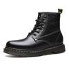 Martin Boots Men 'S Leather Plus Velvet High -Top British Style Korean Style Tooling Boots Warm All -Match Tide Shoes Men 'S Boots