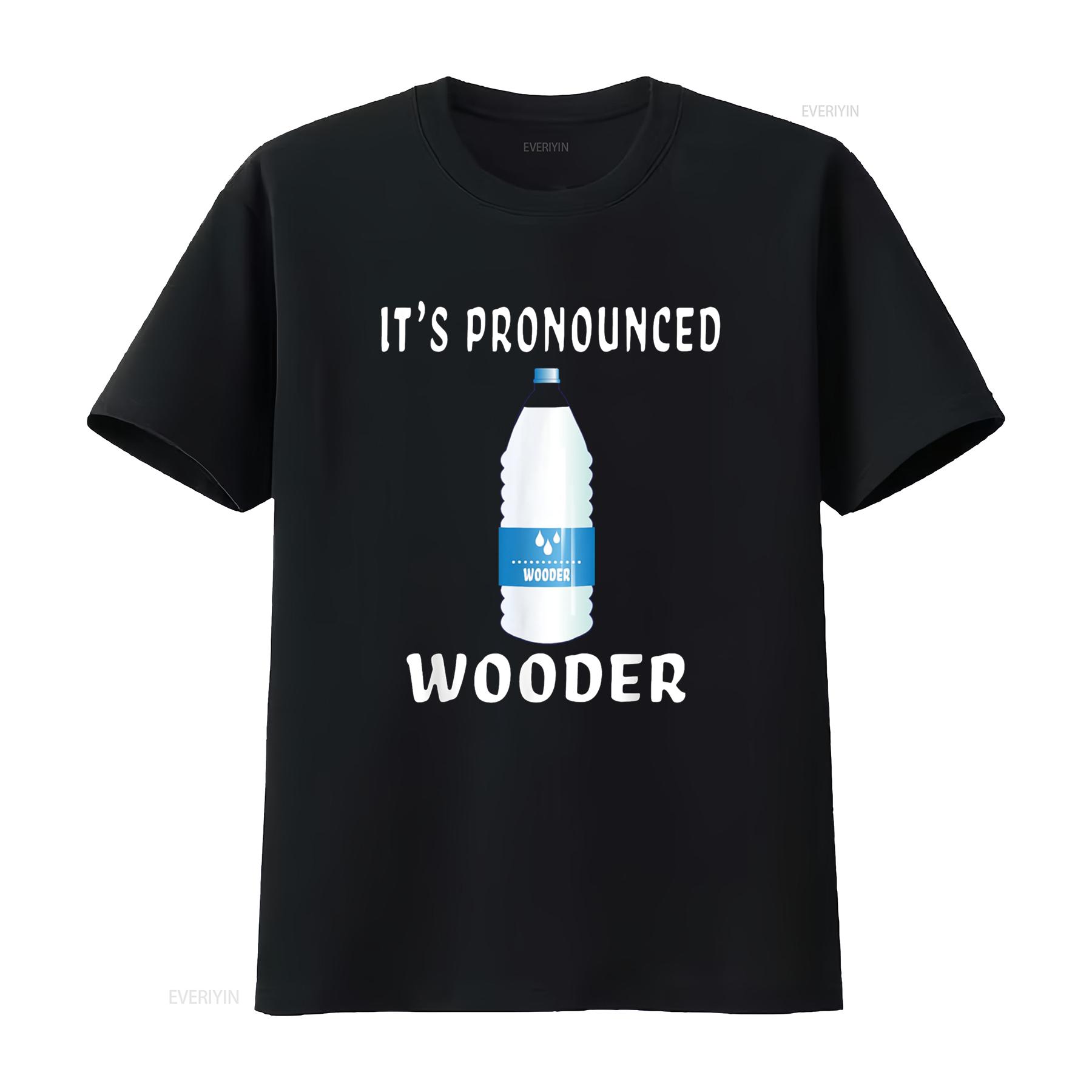 

Funny Water Pronounced Wooder Jawn New Jersey Philly Folk T Shirt vintage Washed Slightly homme Soft Top For Everyday Wear 4XL