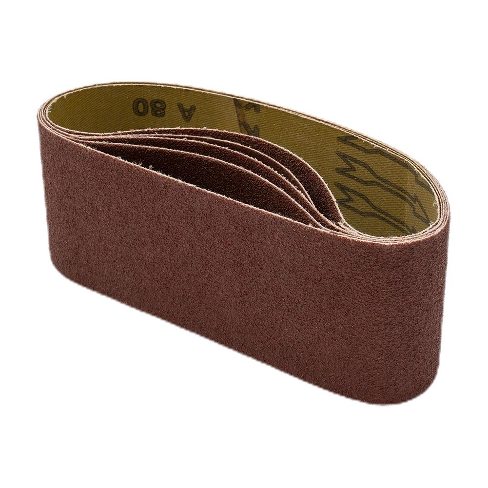 5Pcs Sanding Belts Mixed Grade 60 80 120 240 Grit Power Tools Sander