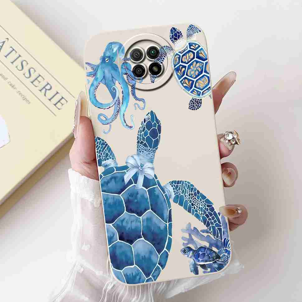 For Redmi Note 9 5G M2007J22C Case Cartoon Rabbit Soft Silicone Matte Cover For Xiaomi Redmi Note9 5G 6.53" Flower Shell Capa