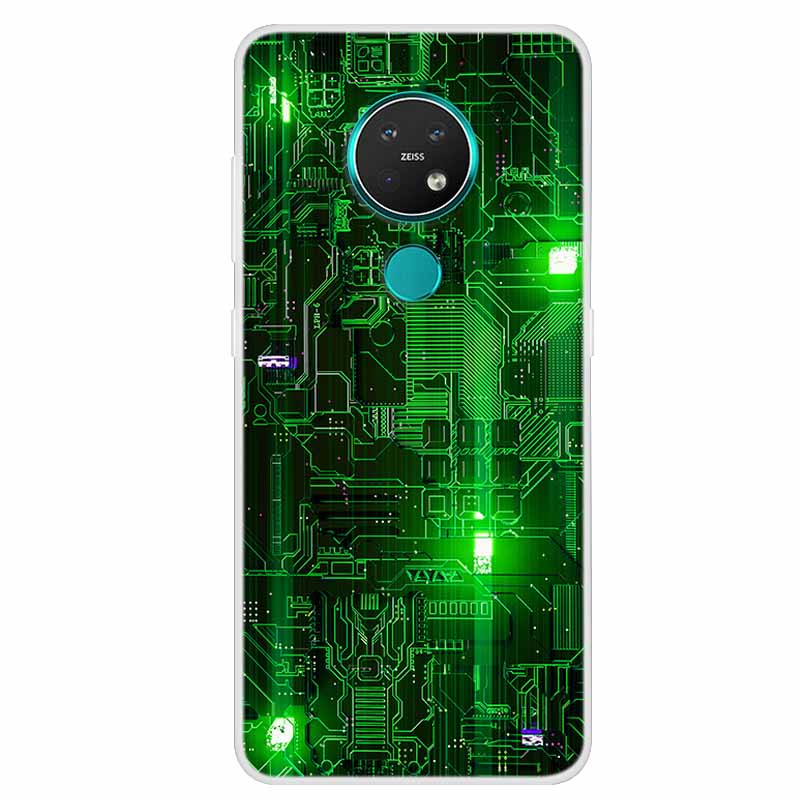 Per Custodia Nokia 7.2 Nokia 6.2 Lusso Silicone TPU Morbida Cover Posteriore Custodia Telefono Per Nokia 7.2 Funda TA-1193 TA-1178 Cartone Animato Coque