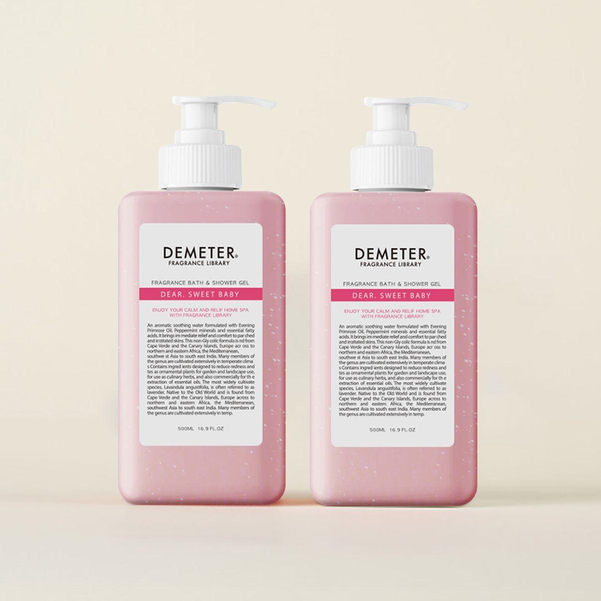 Home Spa Scrub Body Wash Sweet Baby 500ml 2 Pieces