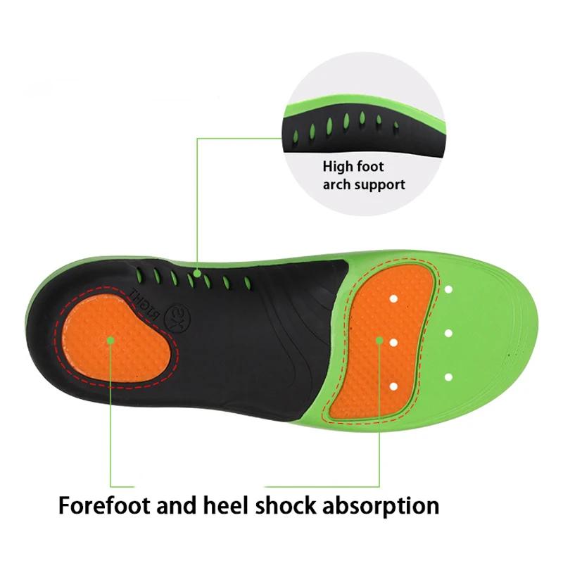 2/4PCS Arch Support Orthopedic Insoles Flat Feet Plantar Fasciitis Insoles GEL Shock Absorbing Soles Soft Elastic Sports Insoles