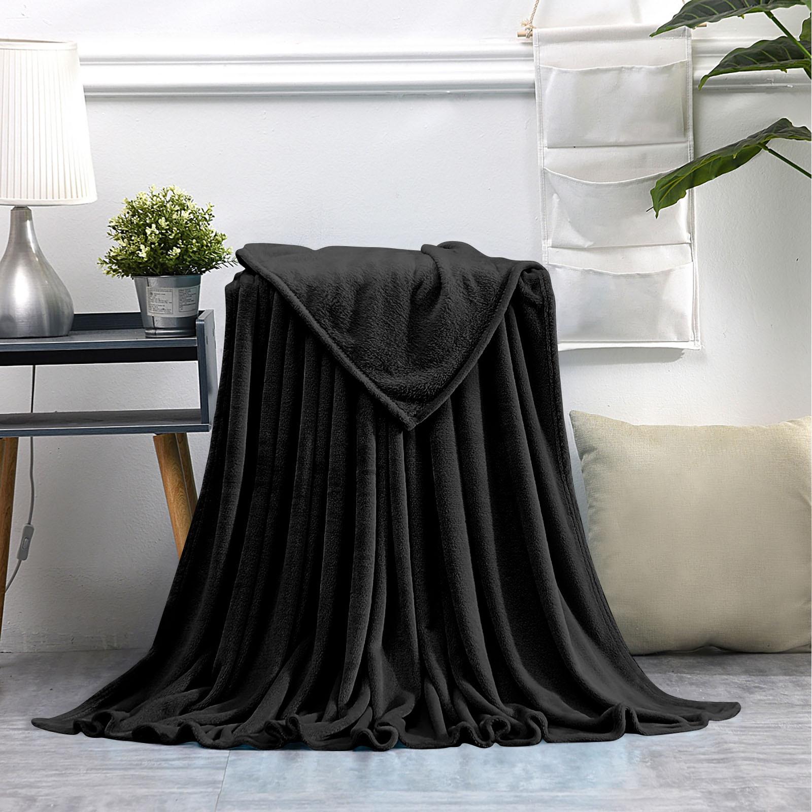 

Искусственное одеяло, супер мягкое теплое твердое теплое микро плюшевое флисовое одеяло плед ковер диван постельные принадлежности, уют и одеяло One Size