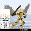Plastics Multi-Jointed Movable Shapeshift Robot 3D Printed Mannequin Figures for Toys Kids Parent-children Game Gifts Home Decor