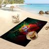 Asciugamano da Spiaggia Stampa Calcio Portogallo Asciugatura Rapida Super Assorbente Morbido Asciugamano da Bagno per Nuoto Spiaggia Viaggio Souvenir Regalo