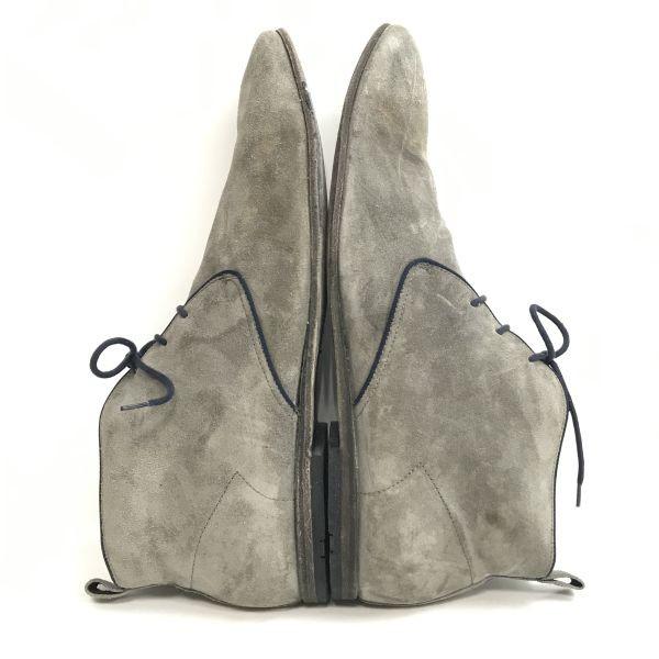 Lloyd suede leather chukka boots 10.5 28.5-29 gray Germany(USED)