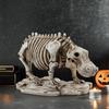 Skeleton Head Set Decoration Creative Resin Head Micro Garden Pottery Decoration