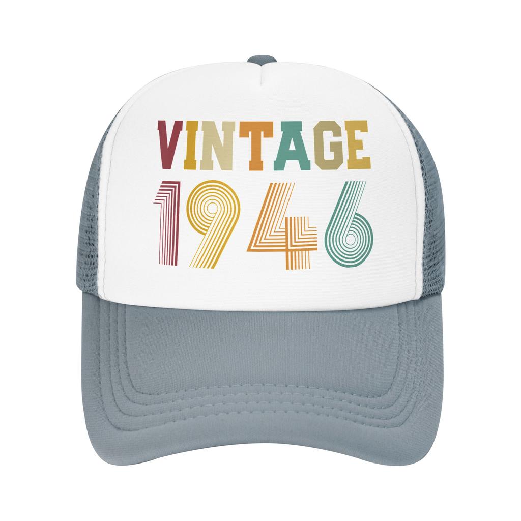 Th Birthday Born Year Old Mesh Baseball Caps Unisex Women Casual Sun Hat Hats Adjustable Summer Trucker Hats
