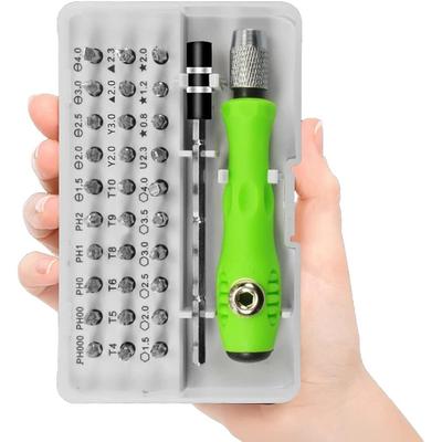 32 in 1 Kleiner Schraubendrehersatz Elektronik Reparaturwerkzeugsatz Mini Magnetischer Schraubendrehersatz für Telefon