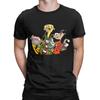 Leisure Ededd N Eddy Cartoon Retro Funny Tower Tshirt For Unisex Round Neck Cotton T Shirts Short Sleeve Tee Shirt Summer Tops