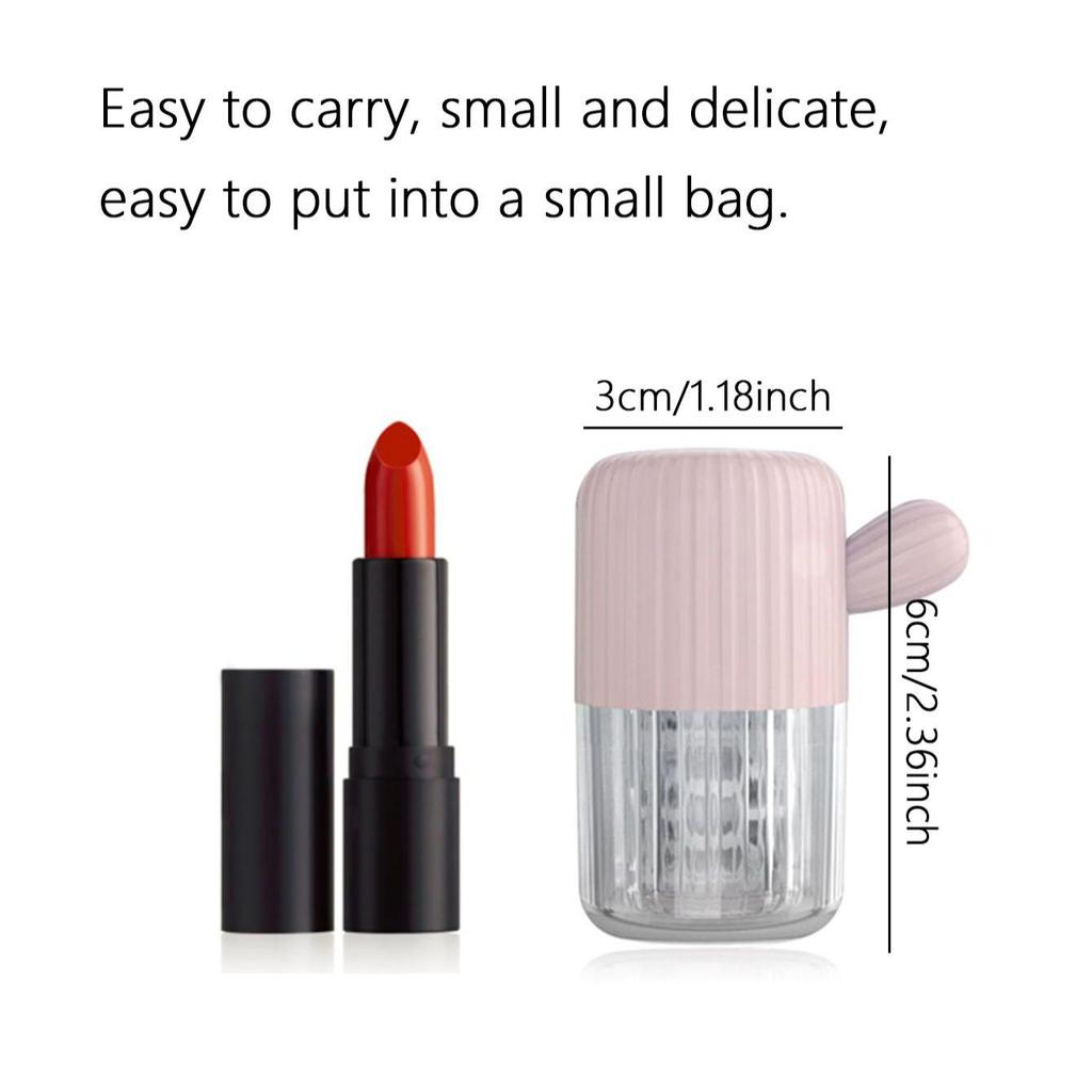 1pc Contact Lens Cleaner Portable Manual Cleaning Cosmetic Contact Box Travel Contact Lens Case HL-830 Manual Rotary Cleaner
