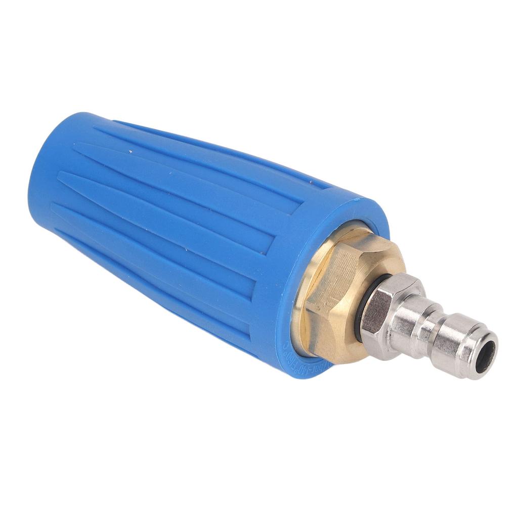 High Pressure Washer Nozzle 1 4in Quick Connector Pressure Washer 4000PSI Cleaning Rotating Nozzle 045 Hole