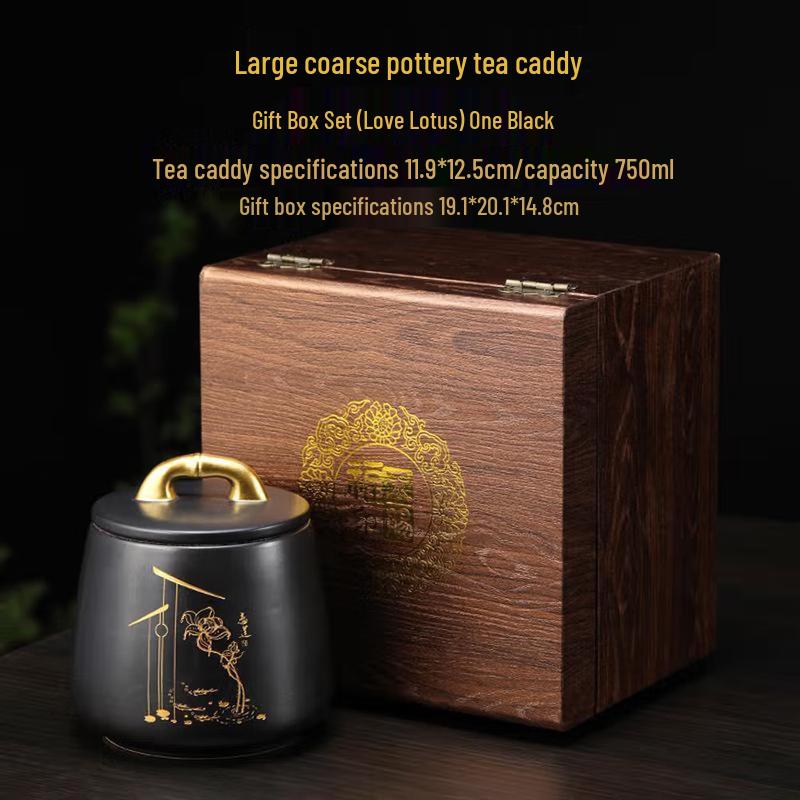 Chinese Ceramic Tea Storage Jar