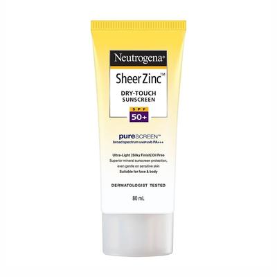 Protezione solare SPF 50+ (80 ml), Protezione solare Sheer Zinc Dry-Touch SPF 50+,