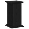 Suport pentru plante efect lemn de stejar negru 33 x 33 x 60 cm