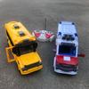 1:30 Kids Remote Control School Bus Ambulance Car Toys Children Wireless Electric Simulation Rc Cars Model With Lights Boys Gift