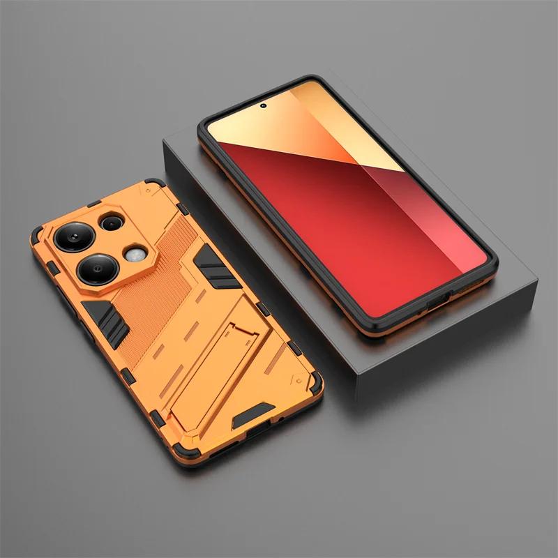For Xiaomi Poco M6 Pro 4G Case Car Magnetic Kickstand Armor Phone Case for Poko Little Poco M6Pro M 6 POCOM6 4G Pro Back Cover