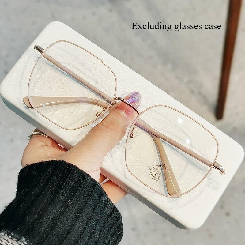 Anti Radiation Eye  Glasses For Women Men Fashion Anti Blue Light UV400  Aesthetic Glasses Unisex Glass
