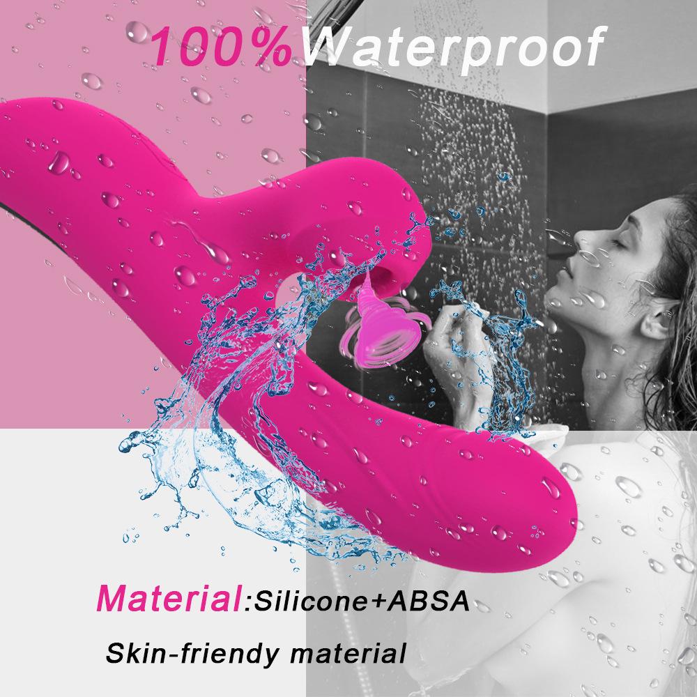Top-Selling Female Vibrator: Clitoral Suction & Licking Orgasm Device for Couples