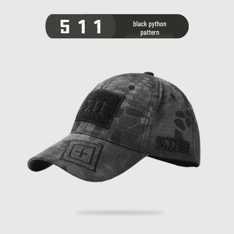 Unisex Tactical Camouflage Baseball Cap - Velcro Duckbill for Outdoor Adventures and Hiking