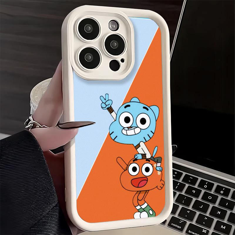 

Phone Case for iPhone 17 Air 16E 15 16 Pro Max A-Amazings G-Gumballs Cover 14 Plus 13 12 Mini Soft Shell Silicone Fundas iPhone 12 Pro Max
