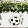 20PCS Soccer Ball Shaped Paper Napkins Party Supplies Disposable Tableware for Sports Events and Themed Celebrations