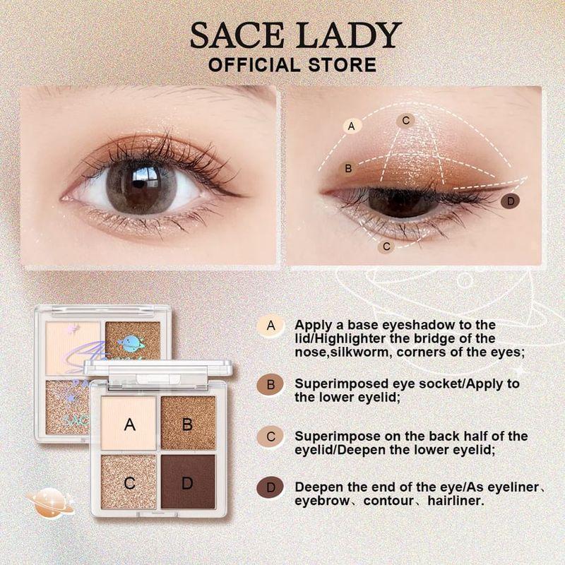 Sace Lady - Starry Eyeshadow Palette - 4 Types