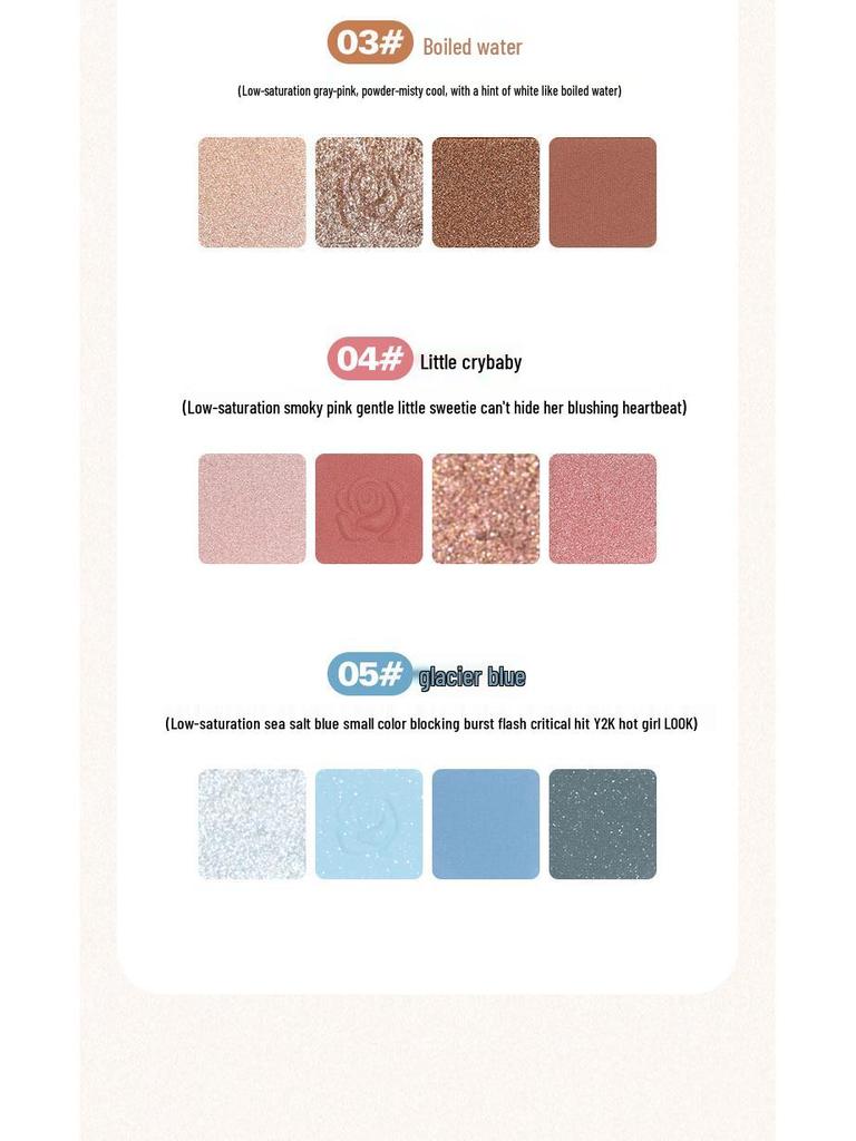 WODWOD Velvet Soft Eyeshadow Palette: Matte, Shimmer, Glitter, Long-Lasting, No-Fall Formula.