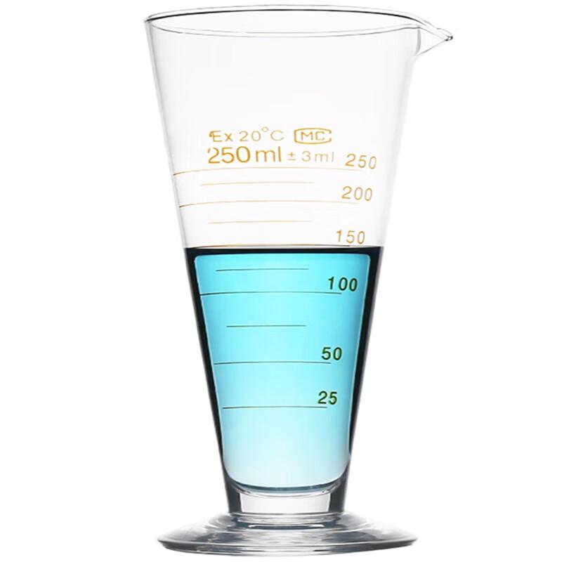 Borosilicate Glass Triangular Beaker with Scale