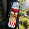 1PC Reindeer Christmas Coffee Cup Print 750ml Color Plastic Sports Water Bottle Leakproof Flip Straw Lid Suitable for Sports Office Home Use