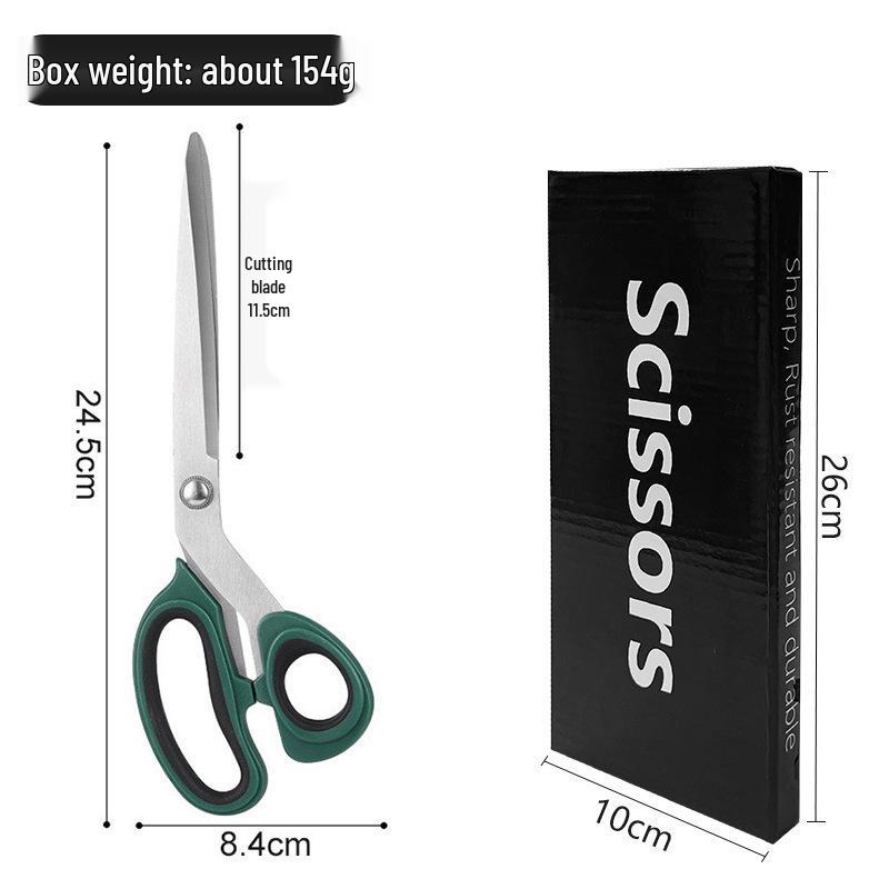 Tailor's Special 10" Stainless Steel Sewing Scissors for Fabric Cutting