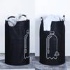 with  Handle Folding Storage Bag 82L Laundry Bin Empty Bottle Storage Basket  Wastewater Collection