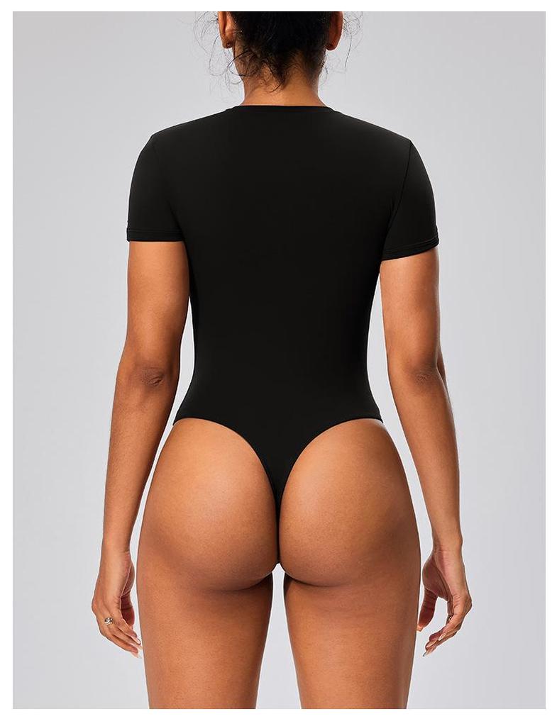 SSKIMSk Tričko s krátkým rukávem a body pro zvednutí boků na jógu