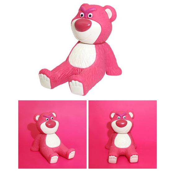 Suport adorabil pentru telefon cu urs de desene animate, culoare roz, suport stabil, suport pentru telefon mobil, ornament de decorare pentru birou