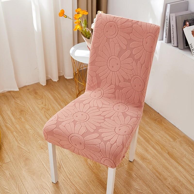 Sunflower Chair Cover With Elastic Fit For Home Dining And Allseason Protection