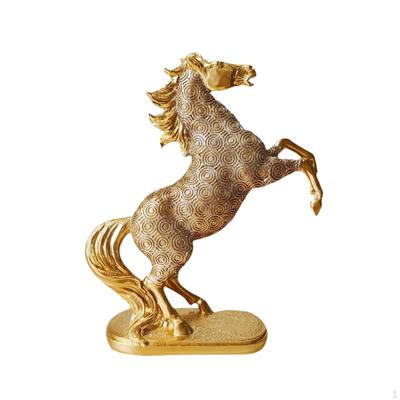 Figurine de cheval en résine artistique pour l'exposition d'entrée de la maison