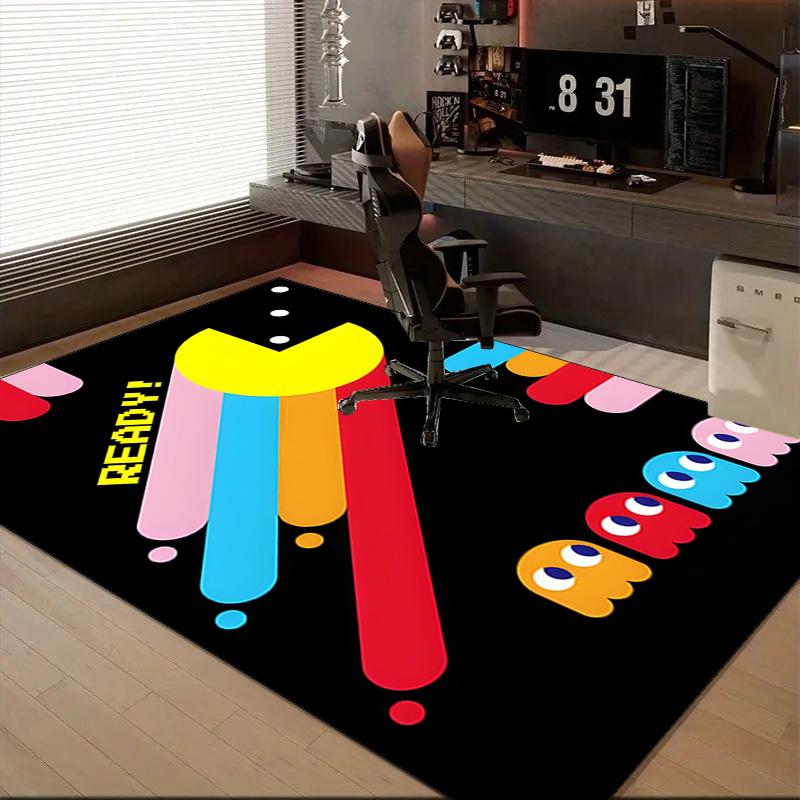 1PC Game PAC Rug for Livingroom,Bedroom, Palyroom, Chair Rug, Area Rug, Game Carpet, Large Size Rug Fan Christmas Gift