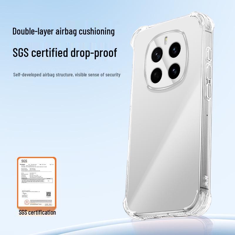 Honor Magic7/7 Pro Transparent TPU Airbag Anti-Fall Phone Case - Simple INS Style