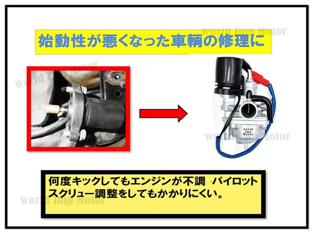 World Imp Motor Auto Choke for Yamaha Jog Majesty Aprio Champ Axis PTC Manifold Compatible with Yamaha 50/90, JOG-Z ZR, 125, 50/80/90, 3KJ/3YK, Choke,