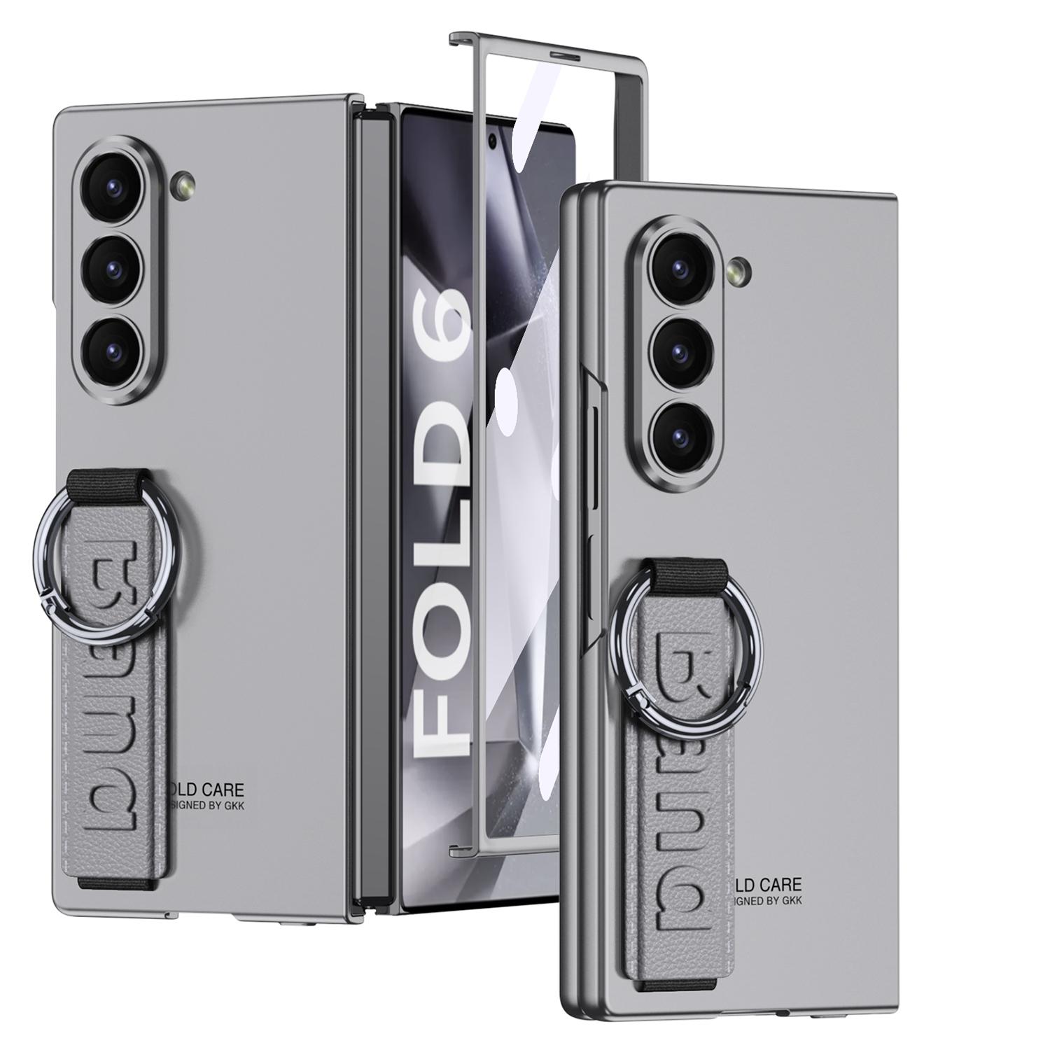 

Жорсткий ПК із захистом екрану протиударний чохол для телефону Samsung Galaxy Z Fold 6 5 4 3 Case Z Fold6 Covers For Galaxy Z Fold 5 сірий колір