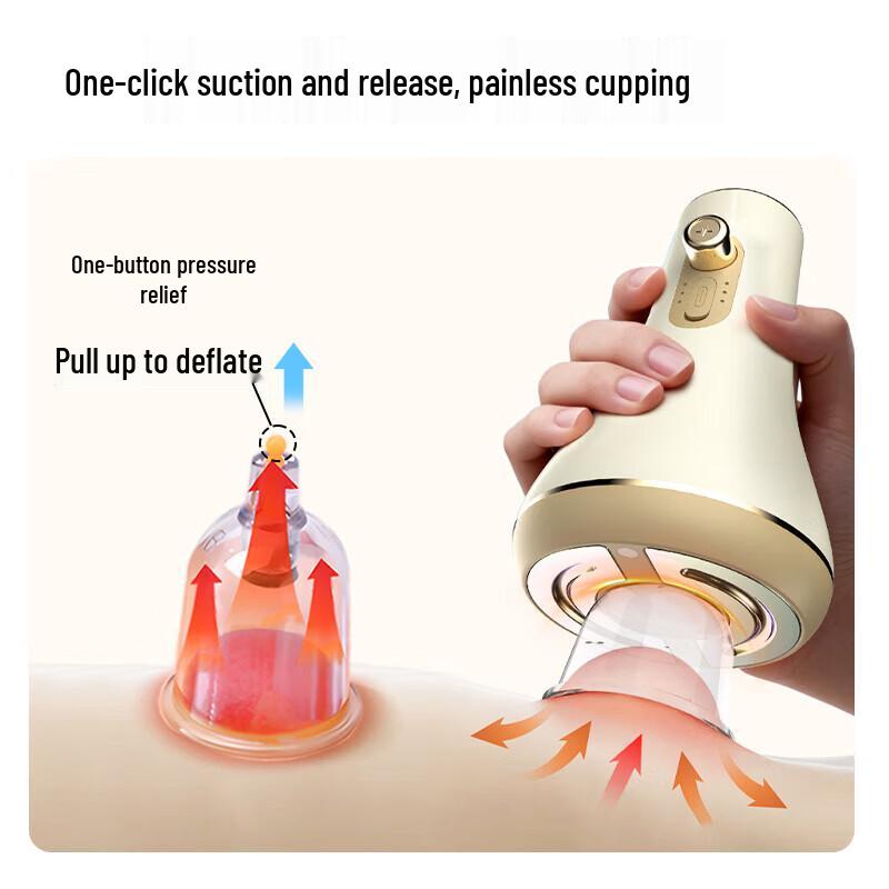 HEZHENG Gua Sha Cupping Massage Device CN plug (adapter included)