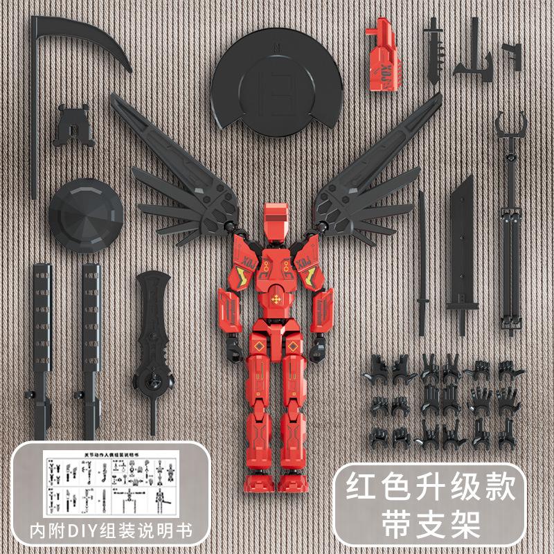 3D Printed Multi-Jointed Movable Lucky 13 Action Figures Full Body Assembly Completed Action Figure Dummy Toys Birthday Gifts
