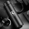 Car Emblem Smart Thermos Bottle Portable with Temperature Display Coffee Cup for Ferrari Roma 488 Portofino F8 Roma Spider SF90 TH7